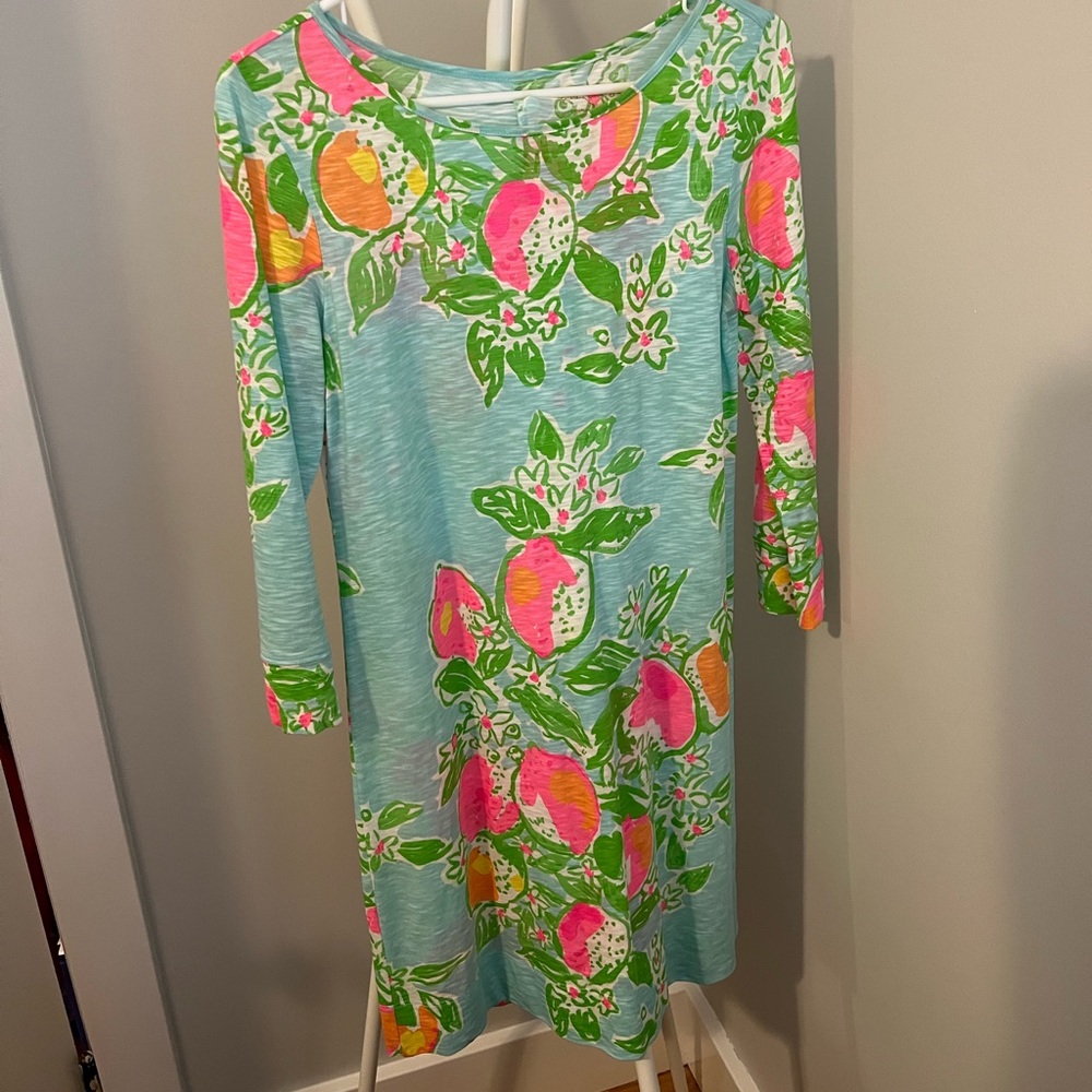 Lilly Pulitzer Blue Lemonade Dress